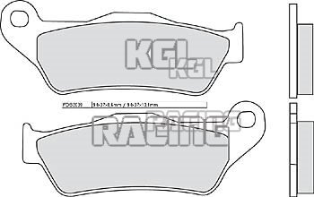Ferodo Plaquette de frein KTM 990 Supermoto T 2010-2010 - Arriere - FDB 2039 SinterGrip Arriere ST - Cliquez sur l'image pour la fermer