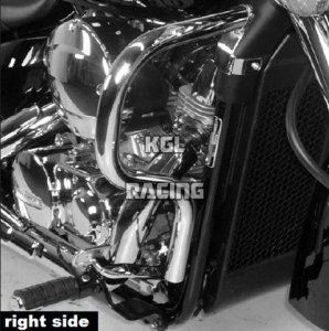 Crash protection Honda VT750C Shadow '08-> - chroom