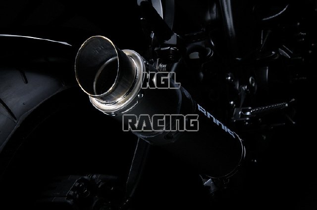 Bodis Slip-on Kawasaki Z750 '07-'12 GP1 INOX Black - Click Image to Close