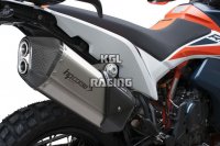 HP CORSE for KTM 890 ADVENTURE/R/SMT 2021-2023 - Silencer SPS CARBON SHORT SATIN
