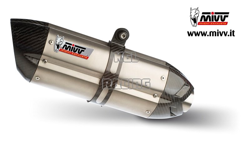 MIVV Pot KTM 1290 SUPERDUKE 14-> - SUONO STAINLESS STEEL carbon cap - Cliquez sur l'image pour la fermer