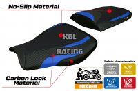Seat cover compatible Honda CBR 600 RR 2007-2025 - model Huelva - NO LOGO - Blue