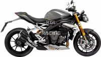 LEOVINCE for TRIUMPH SPEED TRIPLE 1200 RR/RS 2021-2024 - DOUBLE SLIP-ON LV-10 BLACK EDITION