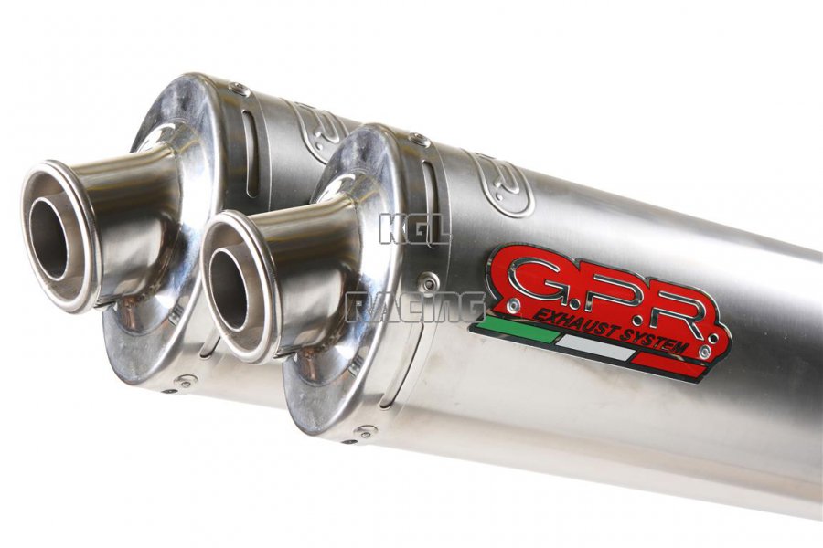 GPR pour Ducati Monster S2R 800 2004/07 - Homologer Double Slip-on - Titanium Tondo / Round - Cliquez sur l'image pour la fermer