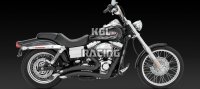 Vance & Hines uitlaat Harley Davidson DYNA '06-'11 - FULL SYSTEM BIG RADIUS 2-INTO-2, BLACK