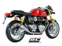 SC Project dempers Triumph THRUXTON 1200 / R - Conic Silencers