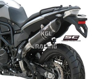 SC Project slip-on BMW F650 GS - Oval Carbon
