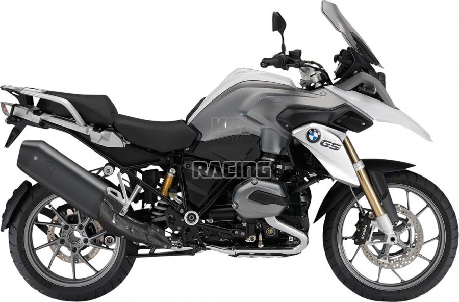 Kesstech for BMW R1250 GS / ADV 2019-2024 - slip-on ESE BLACK - Click Image to Close