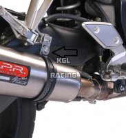 GPR voor Yamaha Fz.1 - Fazer 1000 2006/14 - Gekeurde slip-on Demper - Deeptone Inox