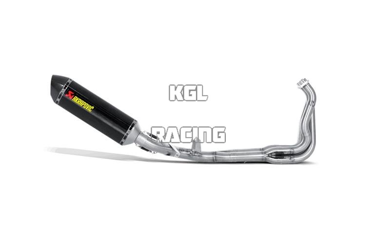 Akrapovic for KAWASAKI Z 1000 (One muffler)Compl. Systeem/Ligne Complete 2014-2020 Carbon silencer not homologated - Click Image to Close