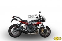 EXAN DEMPER TRIUMPH STREET TRIPLE 13> OVALE CARBON CAP - CARBON