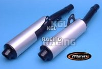 MARVING Silencers KAWASAKI ZZR 600 90/93 - Cylindrical ? 100 Black + aluminium