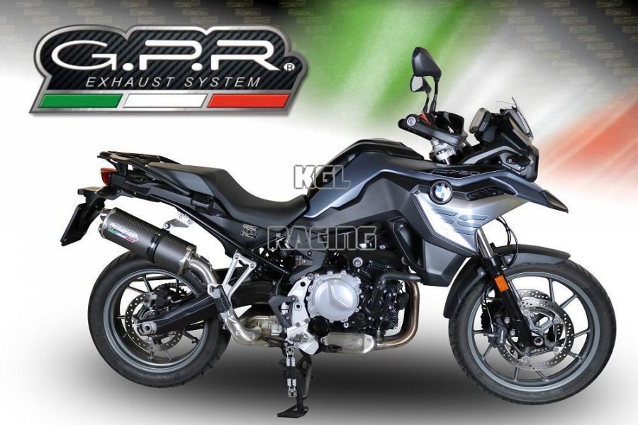 GPR for Bmw F 750 Gs 2021/22 Euro5 - Homologated Slip-on - Dual Poppy - Click Image to Close