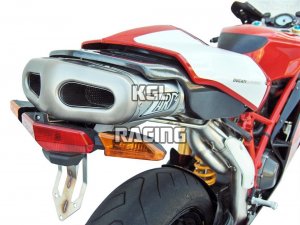 ZARD voor Ducati 749R Bj. 03/04 MONO Racing Volledige uitlaat 2-1-2 Penta Titan