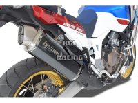 HP CORSE for HONDA CRF1000L Africa Twin - Silencer 4-TRACK BLACK