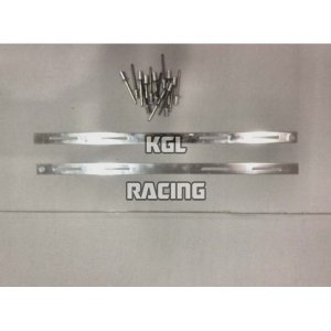 KGL Racing silencer STRAPS + 12 RIVETS