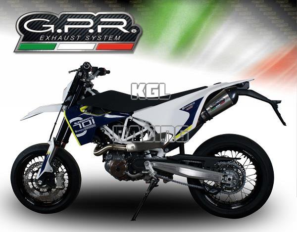 GPR for Husqvarna Supermoto 701 2015/2016 Euro3 - Homologated with catalyst Slip-on - Gpe Ann. Titaium - Click Image to Close