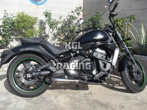 ENDY silencer for KAWASAKI VULCAN S 650 cc ABS '17-'21 (Full Exhaust System) - BRUTALE