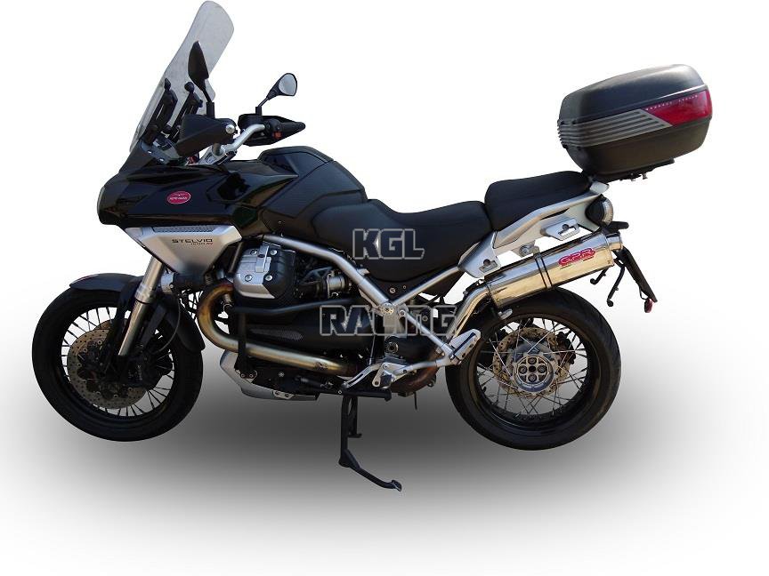GPR for Moto Guzzi Stelvio 1200 4V 2008/10 - Homologated with catalyst Slip-on - Trioval - Click Image to Close