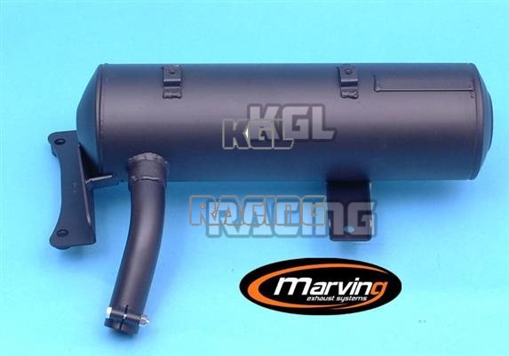 MARVING Silencer HONDA CN 250 SCOOTER - Cylindrical ? 114 Painted - Click Image to Close