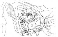Protection chute Kawasaki ER-5 '01-'05 - (moteur)