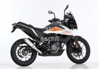 HURRIC for KTM 390 Adventure 2020-2023 - HURRIC Supersport slip on exhaust (1-1) super short - polished aluminium