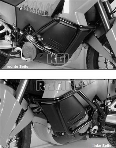 Crash protection KTM LC 8 950 Adventure '06-> - black - Click Image to Close