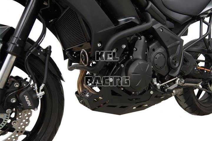 IBEX motor beschermings plaat Kawasaki Versys 650, zwart - Klik op de afbeelding om het venster te sluiten