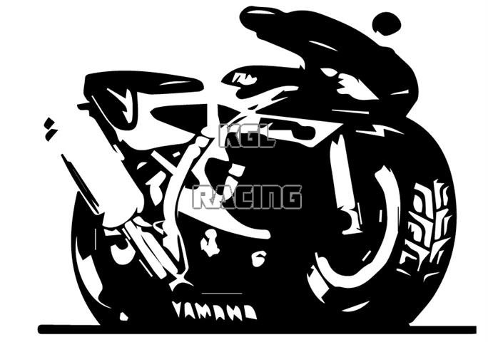 Yamaha Yzf R6 Caricature Auto Collant 3 99 La Boutique Moto En Ligne Quality Motorbike Parts