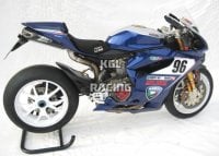 ZARD for Ducati 1199 Panigale Racing Full System 2-1-2 Penta+db-killer Alu Black