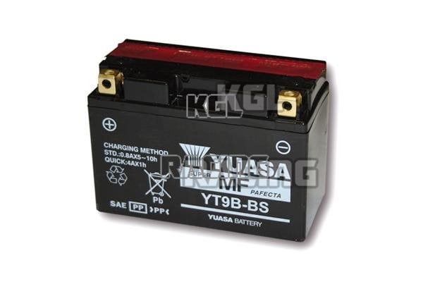 YUASA battery YT 9 B-BS (YT9-B4) maintenance free - Click Image to Close