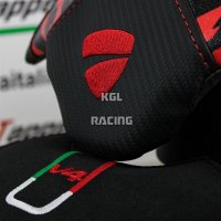 Seat cover compatible Ducati Streetfighter V4 2020 - 2024 - model Stripes Velvet Comfort System - WITH LOGO - Special edition
