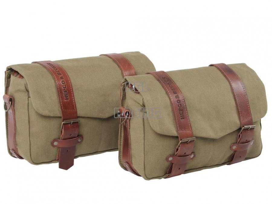SideCase Hepco&Becker - Legacy courier MEDIUM C-Bow carrier (pair) - brown - Click Image to Close