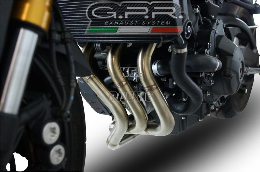 GPR pour Yamaha Mt-09 Tracer Fj-09 Tr 2015/16 Euro3 - Homologer avec catalisateur System complet - M3 Inox - Cliquez sur l'image pour la fermer