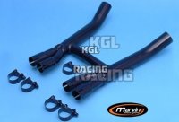 MARVING Connection pipes KAWASAKI GPZ 600 R/GPX 600 R - Black
