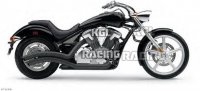 COBRA SPEEDSTER SWEPT Echappement HONDA VT1300CS Sabre 10 - Black