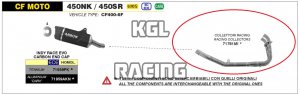 Arrow voor CF Moto 450NK / 450SR 2023-2024 - Racing collectors