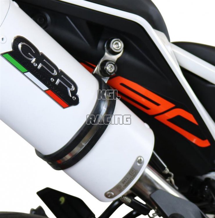GPR for Ktm Duke 390 2017/20 Euro4 - Homologated with catalyst Slip-on - Deeptone Inox - Click Image to Close