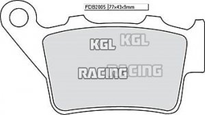FERODO Remblokken KTM 380 SX 1998-2002 - Achteraan - FDB 2005 SinterGrip Achteraan ST