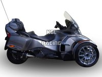 GPR pour Can Am Spyder 1000 Rs - RSs 2013/16 - Homologer Slip-on - Furore Nero