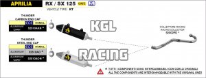 Arrow pour Aprilia RX / SX 125 2021-2022 - Collecteur Racing