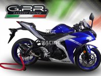 GPR pour Yamaha Mt-03 300 2016/17 Euro3 - Homologer Slip-on - Furore Nero