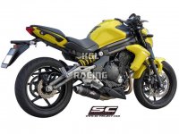 SC Project exhaust KAWASAKI ER6N '12-'14 - Full system GP Carbon