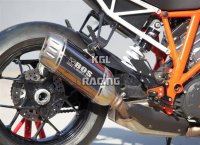 Bos Slip-On KTM 1290 Superduke '13-> BOS Desert Fox - Carbon Steel