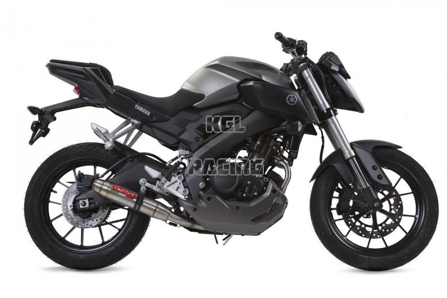 GPR for Yamaha Mt 125 2017/19 Euro4 - Homologated with catalyst Full Line - Deeptone Inox - Click Image to Close