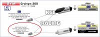 Arrow voor SYM CruiSym 300 2017/2019 - race linkpipe voor Urban demper Arrow voor SYM CruiSym 300 2017/2019 - race linkpipe voor Urban demper