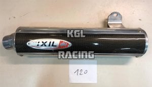 IXIL silencer Universal ROUND ALU/CARBON, right (120) - PROMO