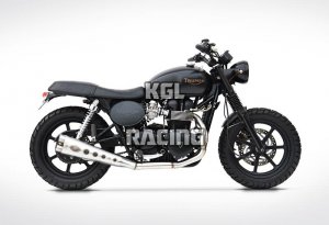 ZARD for Triumph Scrambler Injection Homologated Full System 2-1 LOW special edition Stainless steel