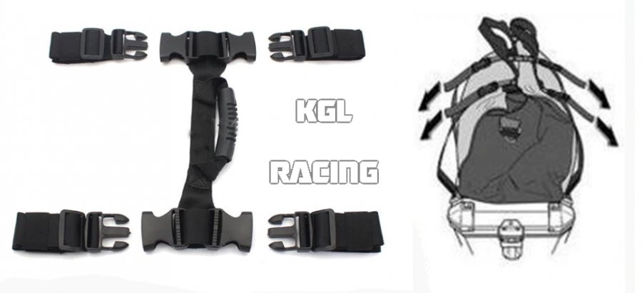 Handle / carrying strap for aluminum cases (BMW GS,KTM ADV) 2 pieces - Click Image to Close