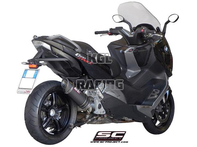 SC Project slip-on BMW C 600 SPORT - Oval Carbon - Click Image to Close